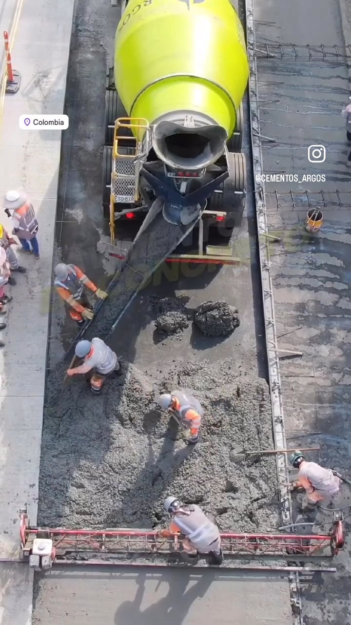 Así se construye un pavimiento en concreto